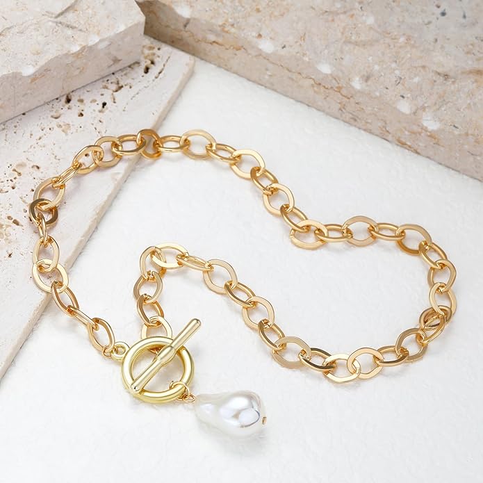 Charm Necklace for Women Gold Evil Eye Sun Moon Flower Coin Pendant Necklace Dainty Paperclip Chain Vintage Luck Amulet Choker Necklaces Celestial Jewelry Gift