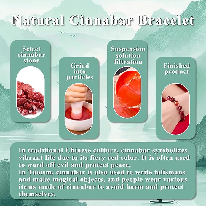 Feng Shui Triple Protection Bracelet for Women,Lucky Chinese Red Cinnabar Zodiac Prayer Bead Bracelet to Attract Wealth or Money,Mother's Day Birthday Christmas Good Luck Jewelry Gigt for Women to Bring Luck Prosperity