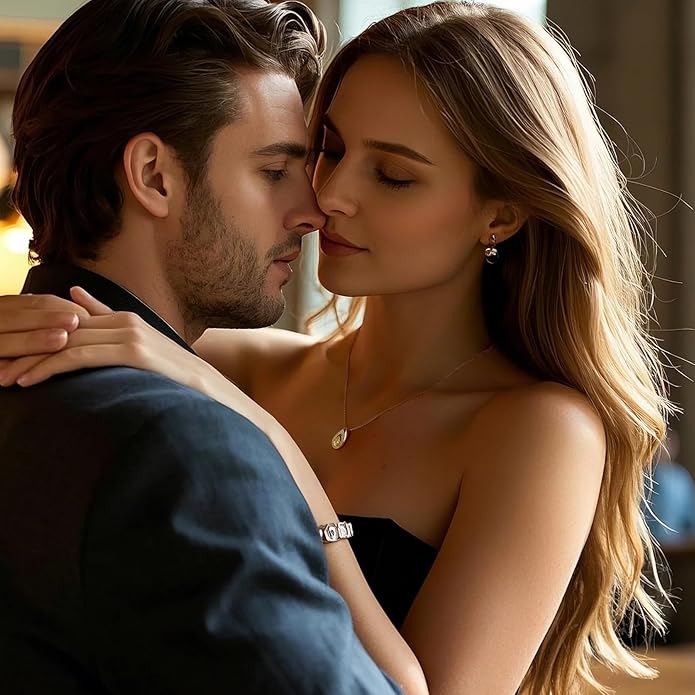 Kstyle 14K Gold Lab-Grown Moissanite/Emerald/Birthstone Pendant Necklaces for Women, Wife Girlfriend Daughter Mom Grandma Gifts, Dainty Birthday Jewelry for Her (925 Sterling Silver Base) Non Tarnish