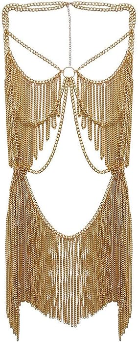 Connie Cloris Women's Sexy Suit Body Chain