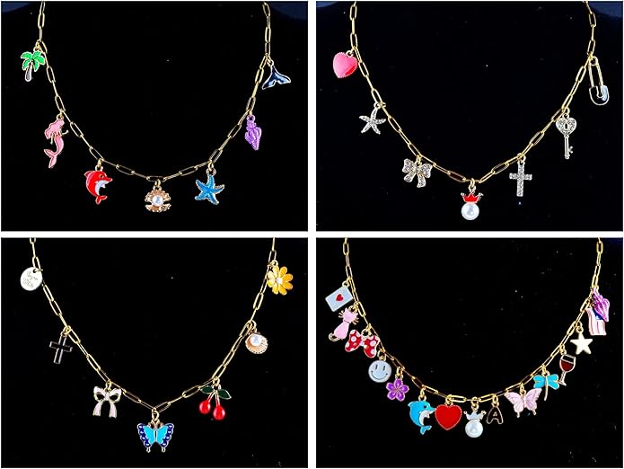 Gold Paperclip Chain Necklace for Women 10pcs 18inch 3X9mm Gold Chains for jewelry Making Stainless Steel Filled 18K Gold Plated Chains Bulk Adjustable Link Chains