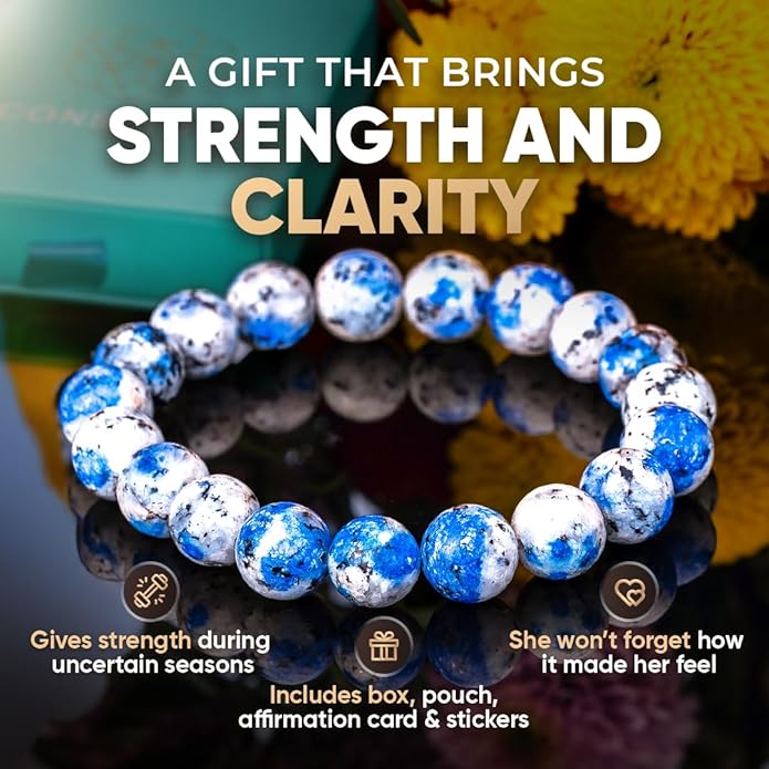 Conscious Items Spiritual Bracelets for Women & Men, Healing Crystal Bracelet with Natural Stones for Meditation, Chakra Alignment & Inner Transformation