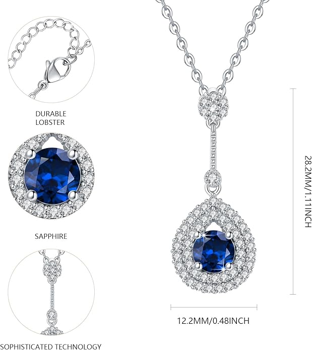 Silver Pendant Necklace for Women, Womens Necklaces Trendy Silver Jewelry, Fashion Necklace Gifts for Women