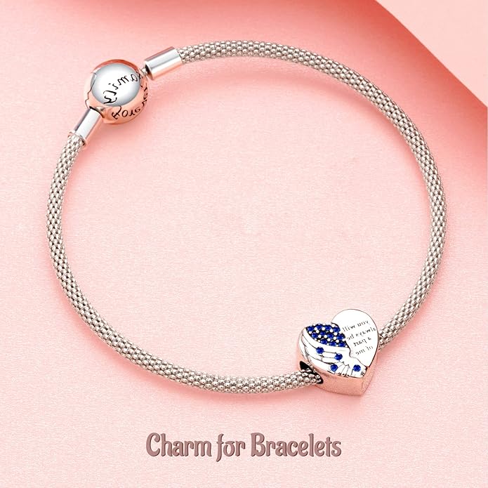 Annmors Charms for Bracelets Family Animal Safety Chains Nature Dangle for Women Bracelets & Necklace Pendant