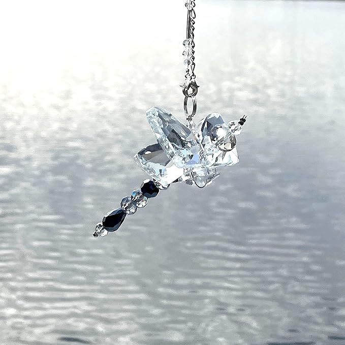 Crystal Dragonfly Blue Navy