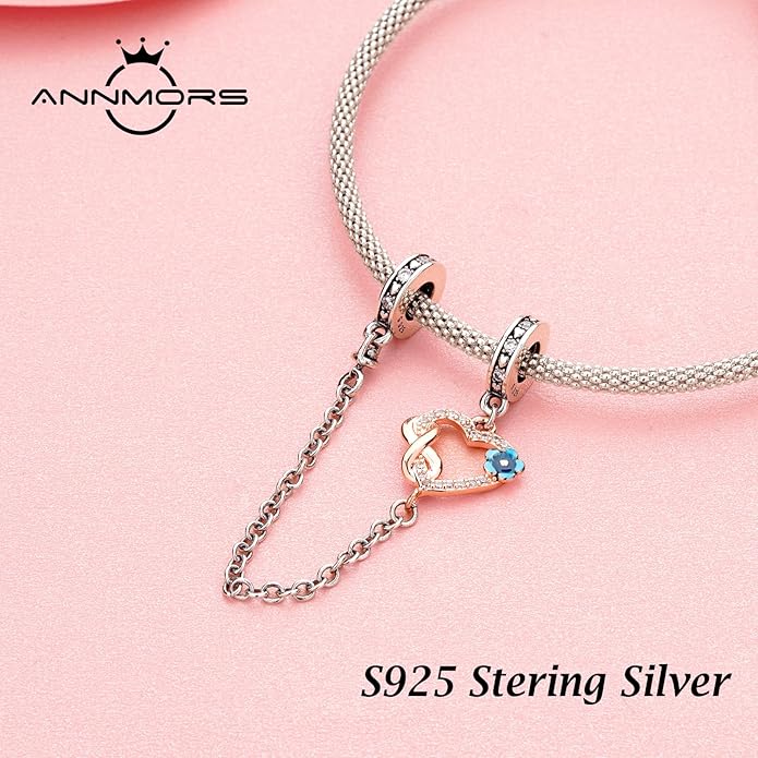 Annmors Charms for Bracelets Family Animal Safety Chains Nature Dangle for Women Bracelets & Necklace Pendant