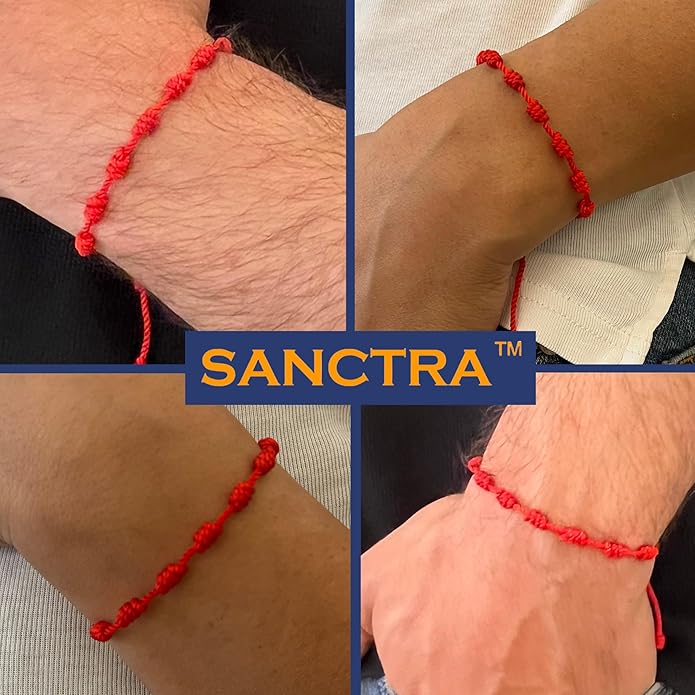 Red String Bracelet, Protection, Luck and Love, Handmade in the Holy Land, Hindu, Buddhist and East Asian Faith Symbol, Evil Eye Strand for Men and Women, Spiritual and Adjustable Bracelet, with CoA