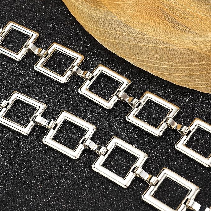 Women's Chain Belt Metal Waist Belt Chunky Belly Link Belt