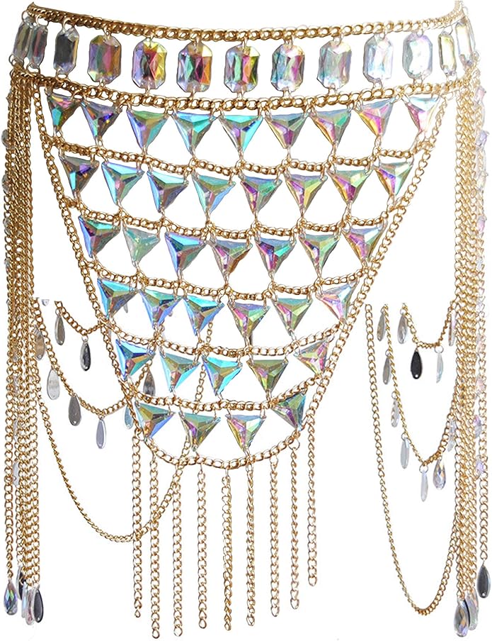 Connie Cloris Women's Sexy Suit Body Chain