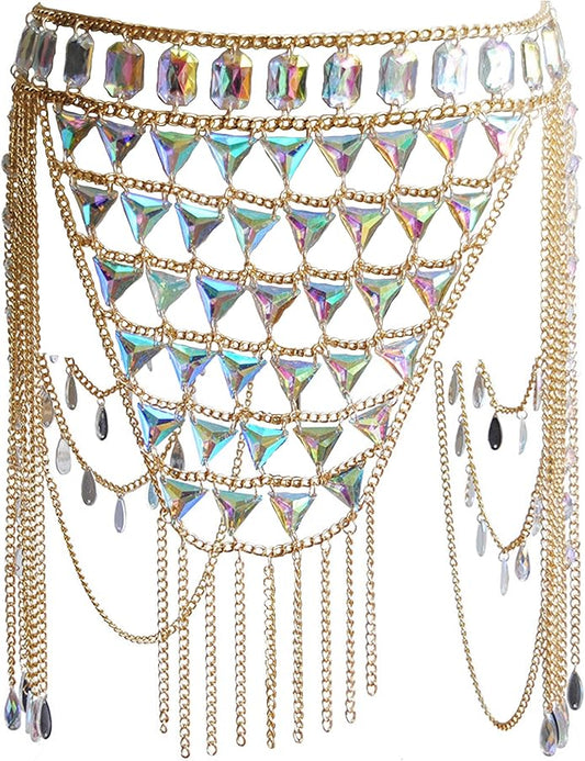 Connie Cloris Women's Sexy Suit Body Chain