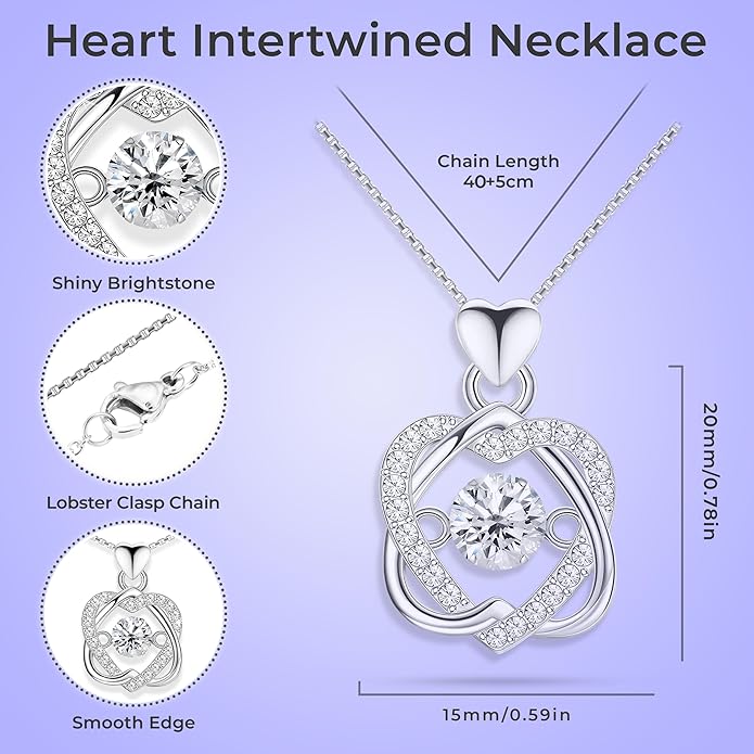 To My Wife Necklace From Husband| Anniversary or Birthday Love Gift for Her| Soulmate Mother's Day or Valentine's Day Pendant Jewelry for Hot Doe