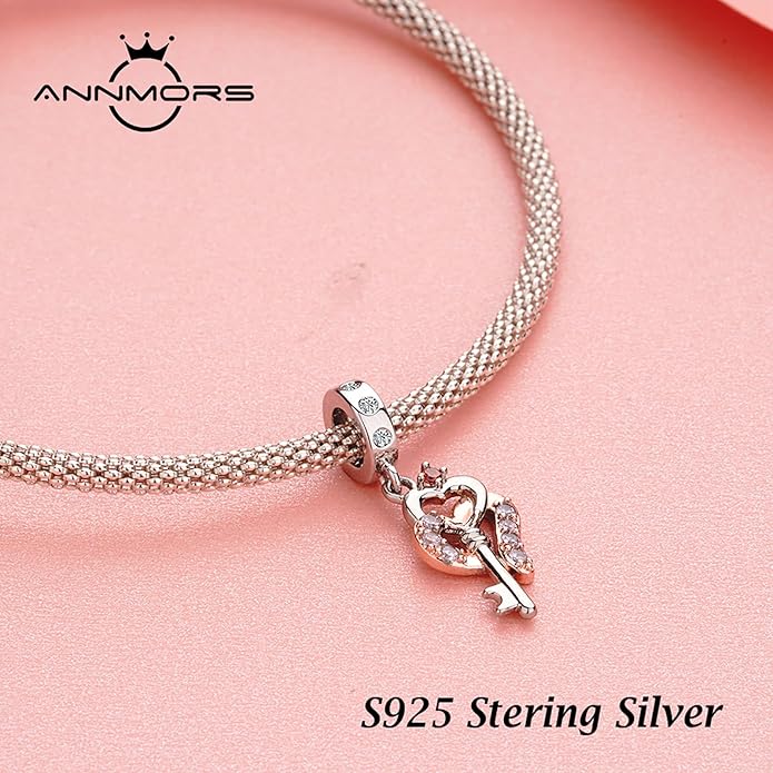 Annmors Charms for Bracelets Family Animal Safety Chains Nature Dangle for Women Bracelets & Necklace Pendant
