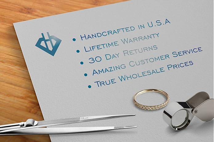 IGI Certified LAB Grown 3 Stone 14K White Gold Round Diamond Engagement Ring Wedding Ring for Women (E-F Color, SI Clarity)