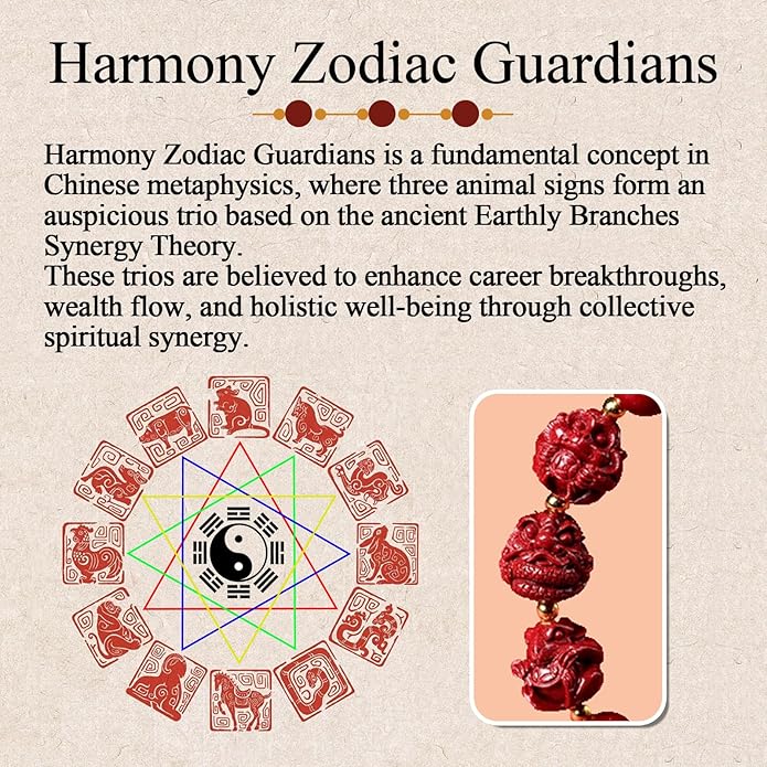 Feng Shui Triple Protection Bracelet for Women,Lucky Chinese Red Cinnabar Zodiac Prayer Bead Bracelet to Attract Wealth or Money,Mother's Day Birthday Christmas Good Luck Jewelry Gigt for Women to Bring Luck Prosperity