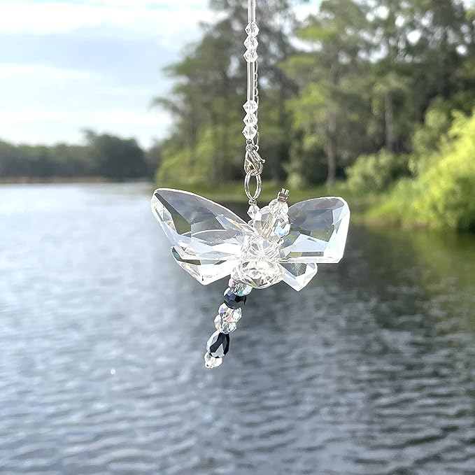 Crystal Dragonfly Blue Navy