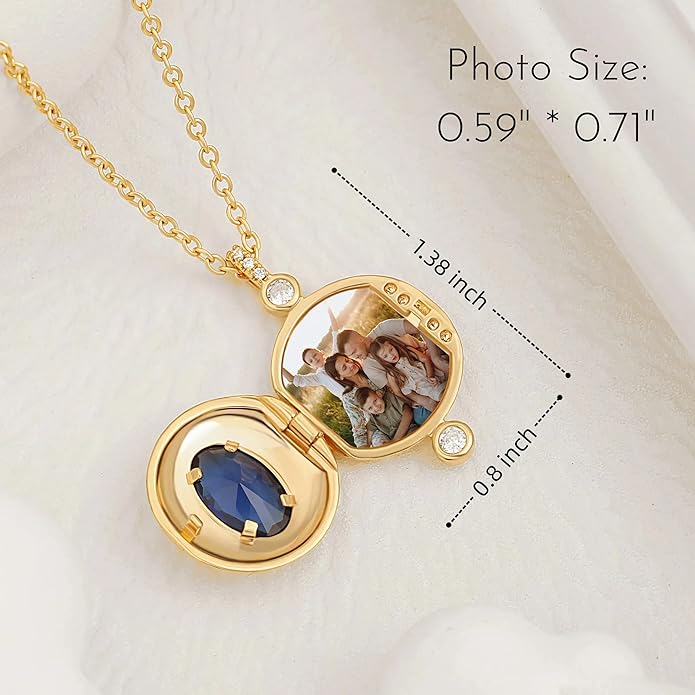 18k Gold Chain Link Necklace for Women, Baroque Pearl/Compass Pendant Necklace