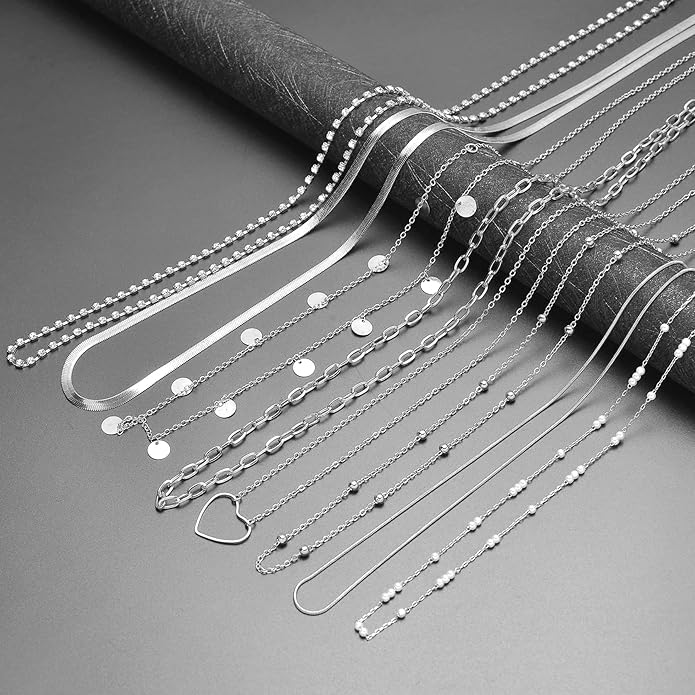 Tornito 8Pcs Waist Belly Chain 18K Gold Plated CZ Heart Pearl Snake Bead Sequin Paperclip Belly Chain Summer Beach Sexy Body Chains Jewelry Accessories for Women Adjustable