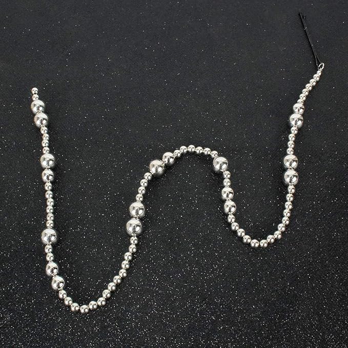 4PCS Dreadlocks Metal Tassel Ponytail Multi-Strand Hair Chain Prom Party Concave styling hair accessories hair extension chain with clip for girls and women (silver)