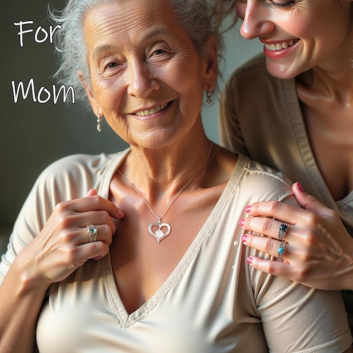 1 Carat Moissanite Heart Pendant Necklace in 925 Sterling Silver – Diamond-Like Sparkle, Romantic Gift for Her, Hypoallergenic & Tarnish-Resistant