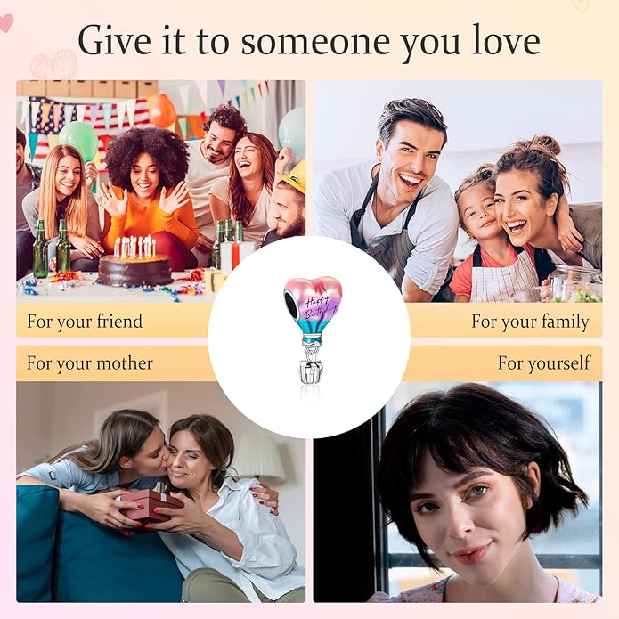 Annmors Charms for Bracelets Family Animal Safety Chains Nature Dangle for Women Bracelets & Necklace Pendant