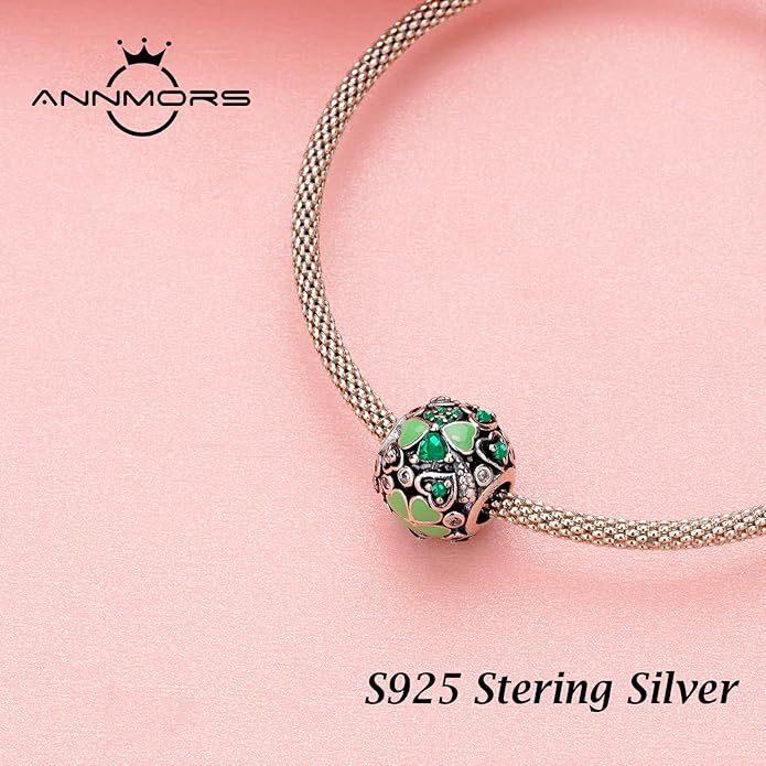 Annmors Charms for Bracelets Family Animal Safety Chains Nature Dangle for Women Bracelets & Necklace Pendant