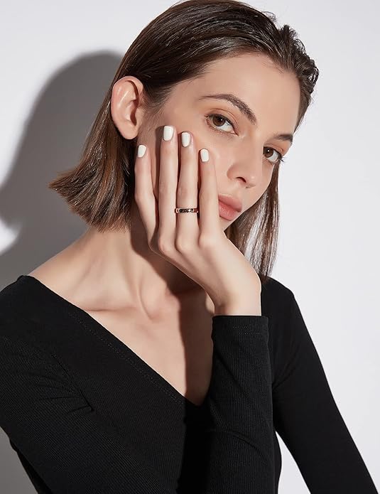 Greenpod 2mm 4mm 6mm Tungsten Wedding Bands Ring for Women Men Rose Gold/Silver/Gold/Black Polished Slim Engagement Promise Rings Comfort Fit Size 4-13