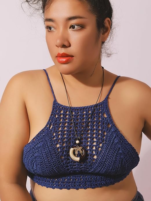 MINACHI Ethnic Boho Chic Double Wooden Ring Circle Necklace, Vintage Bohemian Summer Statement Jewelry Gift for Women