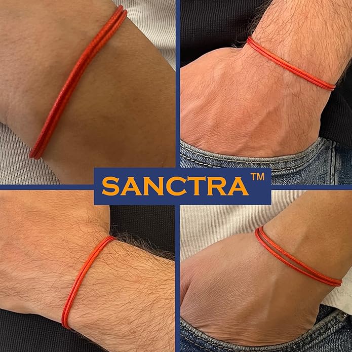 Red String Bracelet, Protection, Luck and Love, Handmade in the Holy Land, Hindu, Buddhist and East Asian Faith Symbol, Evil Eye Strand for Men and Women, Spiritual and Adjustable Bracelet, with CoA