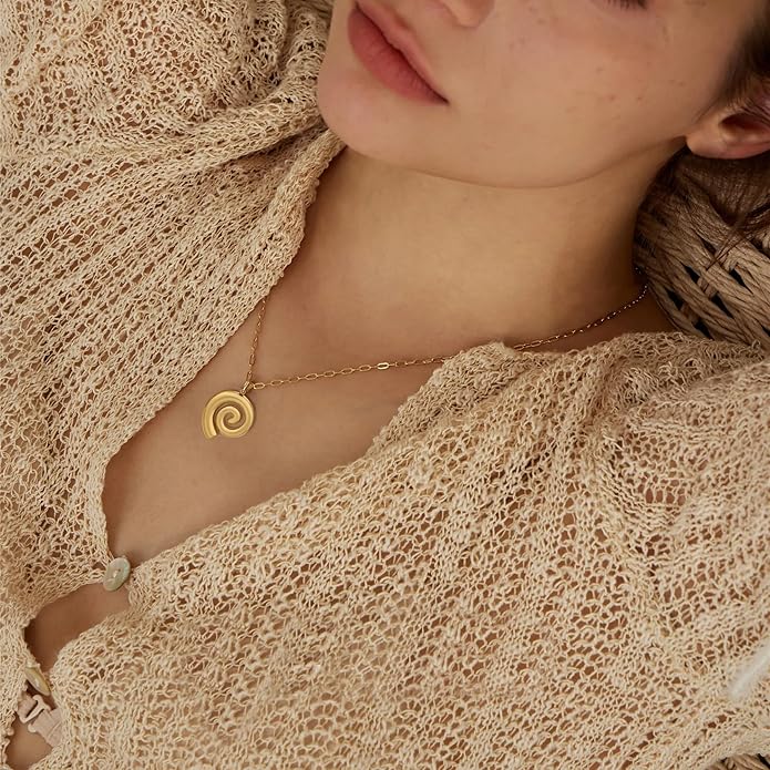 Charm Necklace for Women Gold Evil Eye Sun Moon Flower Coin Pendant Necklace Dainty Paperclip Chain Vintage Luck Amulet Choker Necklaces Celestial Jewelry Gift