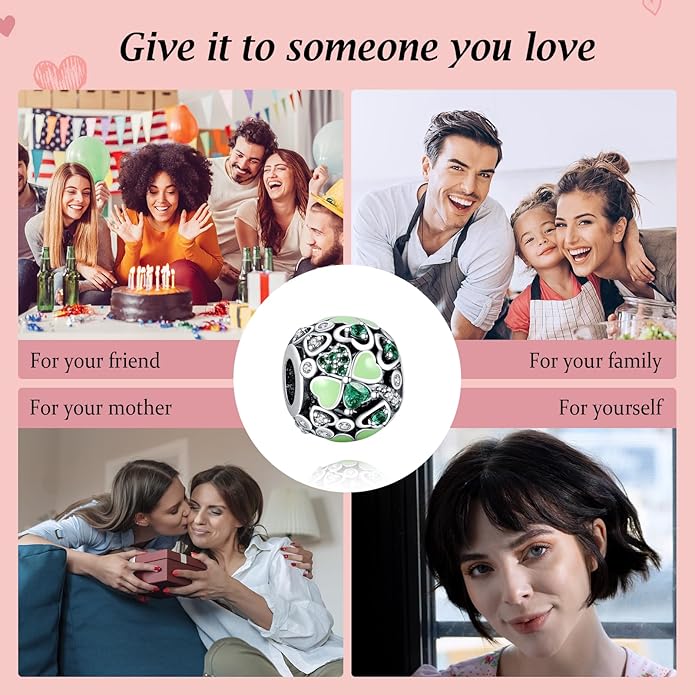 Annmors Charms for Bracelets Family Animal Safety Chains Nature Dangle for Women Bracelets & Necklace Pendant