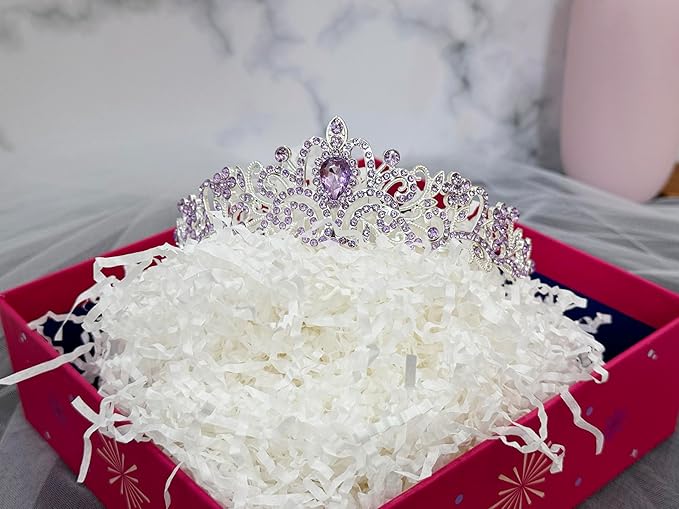 JETKONG 3 Pcs Bachelorette Party Decorations Bridal Shower Crown, Bride to Be Sash&Veil for Women Bachelorette Party Gifts, Bachelorette Party Supplies, Gifts, Favors (Purple)