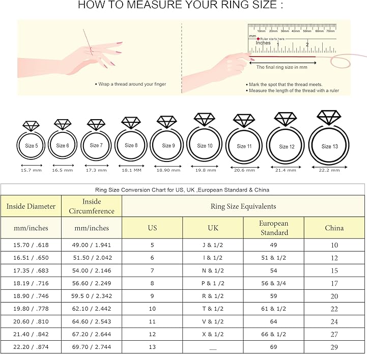 Gem Stone King 925 Sterling Silver Customized and Personalized 3 Gemstone Birthstone Name Engraved Ring For Women | Round 5MM and 4MM | Available In Size 5, 6, 7, 8, 9