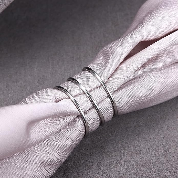 LOYALLOOK 3pcs 1mm Stainless Steel Women's Plain Band Knuckle Stacking Midi Rings Comfort Fit Silver/Gold/Rose Tone