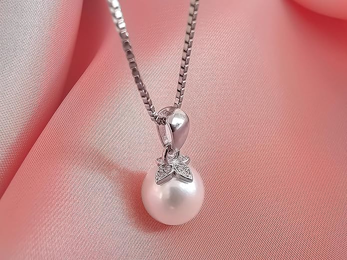 Gifts For Wife Wedding Anniversary - mothers day gifts for wife - AAA+ Real Pearl Necklaces For Women (18k Gold Platting 925 Sterling Silver) mothers necklace ideas Birthday Freshwater Pearl Necklace