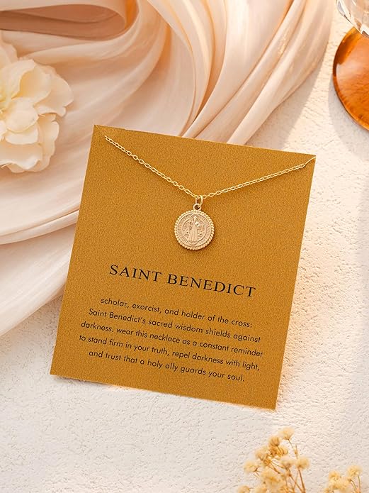 Baydurcan Dainty Gold Necklace for women - 14K Gold Plated Pendant Necklaces Gifts for Friends Sister Mother, Birthday, Christmas, Graduation, Inspirational Gifts