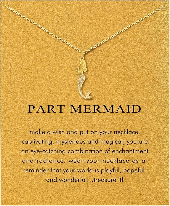 Baydurcan Dainty Gold Necklace for women - 14K Gold Plated Pendant Necklaces Gifts for Friends Sister Mother, Birthday, Christmas, Graduation, Inspirational Gifts