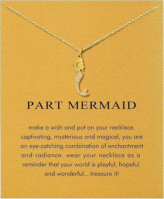 Baydurcan Dainty Gold Necklace for women - 14K Gold Plated Pendant Necklaces Gifts for Friends Sister Mother, Birthday, Christmas, Graduation, Inspirational Gifts