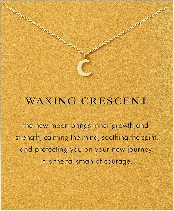 Baydurcan Dainty Gold Necklace for women - 14K Gold Plated Pendant Necklaces Gifts for Friends Sister Mother, Birthday, Christmas, Graduation, Inspirational Gifts