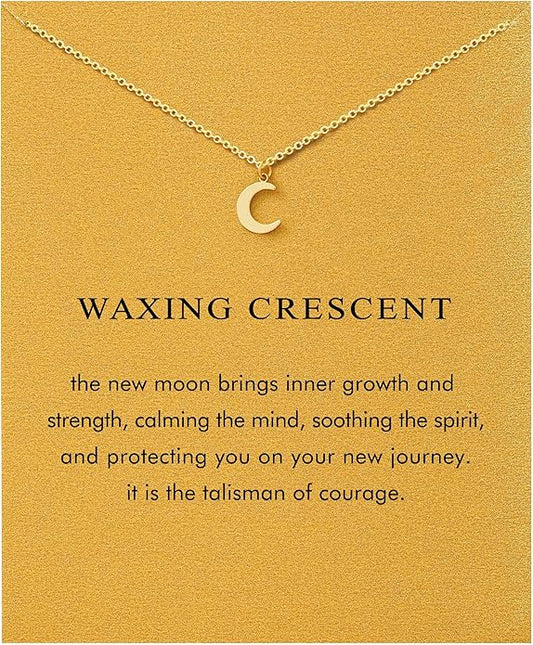 Baydurcan Dainty Gold Necklace for women - 14K Gold Plated Pendant Necklaces Gifts for Friends Sister Mother, Birthday, Christmas, Graduation, Inspirational Gifts