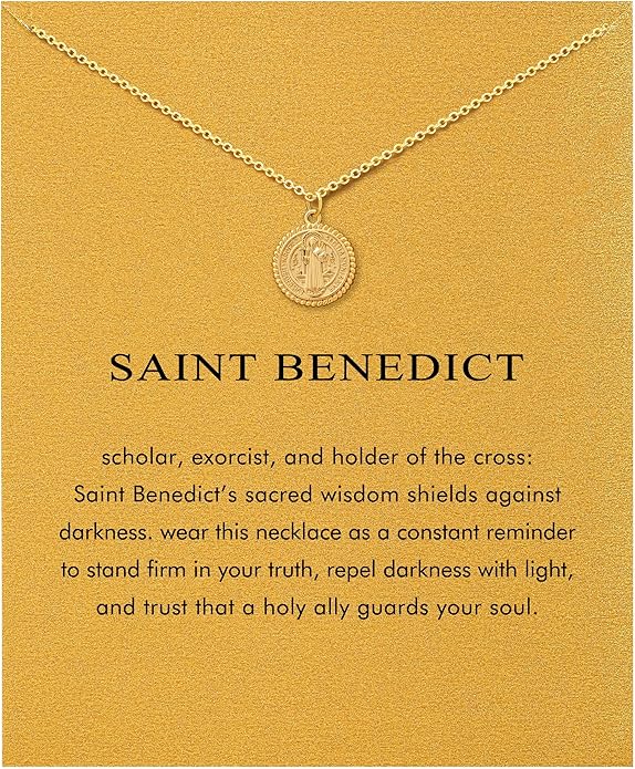 Baydurcan Dainty Gold Necklace for women - 14K Gold Plated Pendant Necklaces Gifts for Friends Sister Mother, Birthday, Christmas, Graduation, Inspirational Gifts