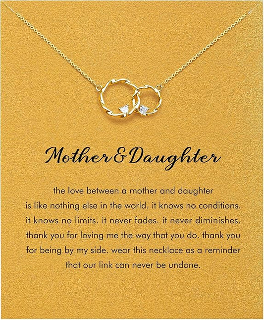 Baydurcan Dainty Gold Necklace for women - 14K Gold Plated Pendant Necklaces Gifts for Friends Sister Mother, Birthday, Christmas, Graduation, Inspirational Gifts